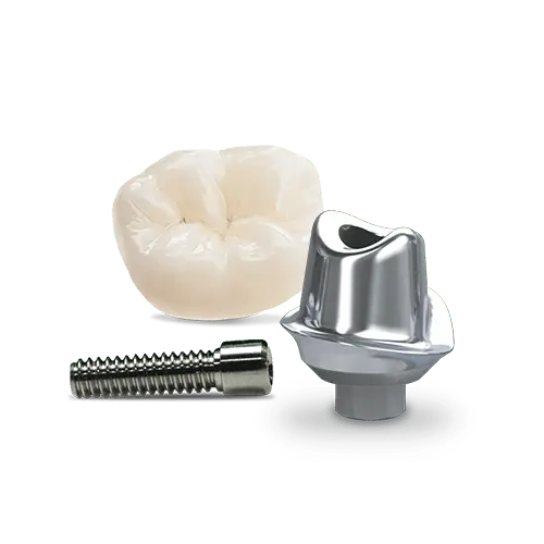 Screw-retained implant crowns
