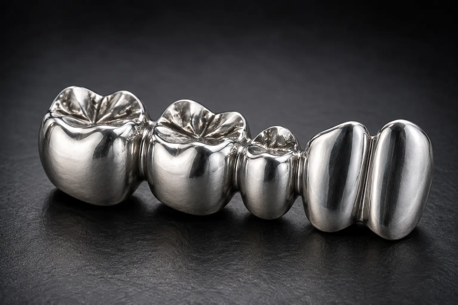 Monolithic Metal Crowns and Bridges